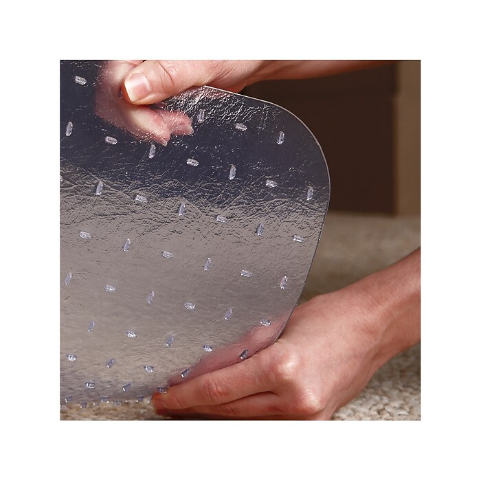Staples Carpet Chair Mat with Lip, 45