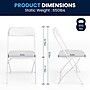 Flash Furniture HERCULES™ Plastic Armless Folding Chair, Premium White, 4/Pack~#|#~BEEC68B8-D231-41DC-A7DA3FF21834DAF4_sc7