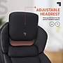 Sharper Image S-650 Heated Ergonomic Faux Leather Swivel Executive Massage Chair, Black (53489-BLK)~#|#~BEEF1DDC-0360-494A-8631EE0C1F6837BA_sc7