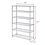 Alera 6-Shelf Commercial Wire Shelving Kit, 72"H x 48"W x 18"D, Silver (ALESW664818SR)~#|#~BEEFE04C-A7F6-4B3F-8397A33375259856_sc7