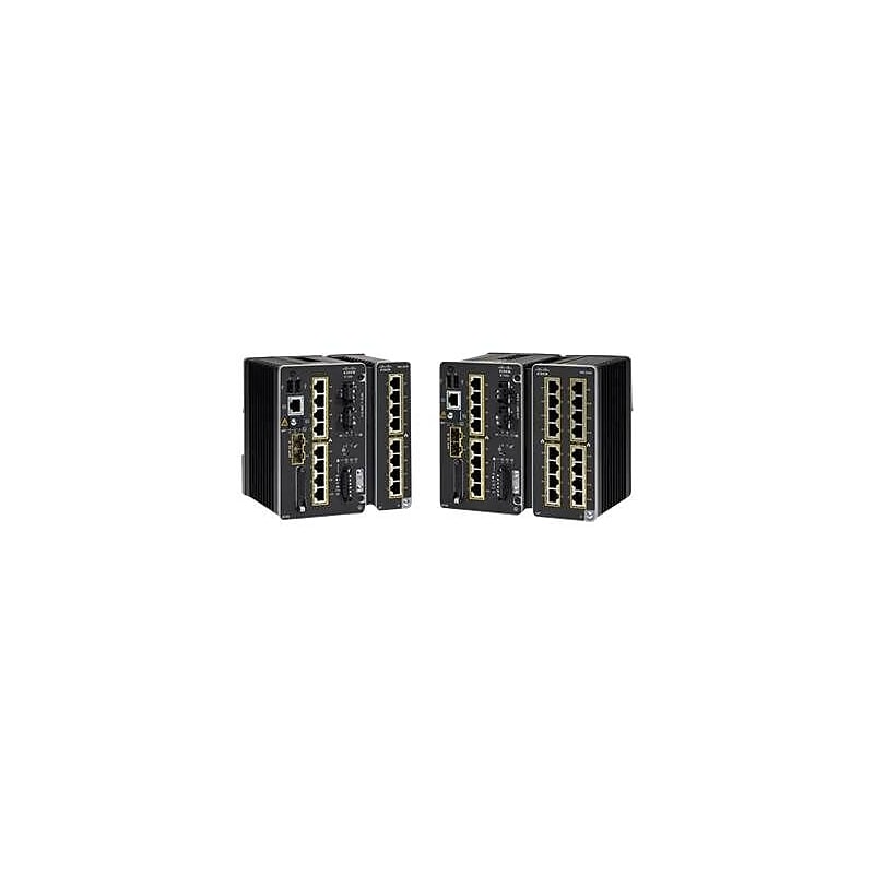 Cisco Catalyst IE3300 8-Port Gigabit Ethernet Managed Switch, Black (IE-3300-8T2S-E) image 1