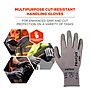 Ergodyne ProFlex 7024 PU Coated Cut-Resistant Gloves, ANSI A2, Gray, XL, 12 Pair (10395)~#|#~BEF745F7-D22B-454D-ABA69C0BE8A0F372_sc7