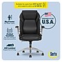 Serta Quinten Ergonomic Faux Leather Executive Chair, Black (52959-BLK)~#|#~BEFAD4C6-F32D-4A63-BFF573D3434A239E_sc7