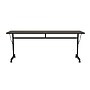 Correll Econoline 72"W x 24"D Adjustable Foldable Training Room Table, Laminate, With Wheels, Walnut (FTM2472TF01)~#|#~BEFD8360-CC71-430A-B573F99D31648EF2_sc7