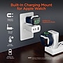 HyperGear SpeedBoost 3-Port USB Wall Charger with Built-in Apple Watch Charger, 43W, White (16314)~#|#~BEFE5AF0-328C-4AA1-B66C68D6158B6FE2_sc7