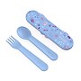Bentgo Kids Plastic Utensil Set, Lavender Galaxy (BGKDUTPL-GLX)~#|#~BEFE8796-FB1D-47D4-AC33D748BCEFE882_sc7