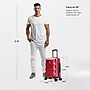 DUKAP Zonix 20" Hardside Carry-On Suitcase, 4-Wheeled Spinner, TSA Checkpoint Friendly, Wine (DKZON00S-WIN)~#|#~BF017AA8-C160-44B9-B4AFBDCB748D35B2_sc7