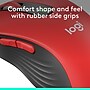 Logitech Signature M650 L Wireless Ergonomic Optical Mouse, Classic Red (910-006358)~#|#~BF086F25-F2B5-432B-8F4B9AEC2D4C4FBE_sc7