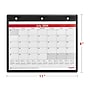 2024-2025 Staples 11" x 8" Monthly Desk/Wall Calendar, White/Red/Black  (ST60366-23)~#|#~BF105C42-1B1E-4A32-A4189B1901E93856_sc7