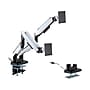 Mount-It! Adjustable Dual Monitor Arm, Up to 35" Monitor, Grayish White/Matte Black (MI-4882)~#|#~BF105E92-553A-47C5-82A693D0D4EF7AC4_sc7