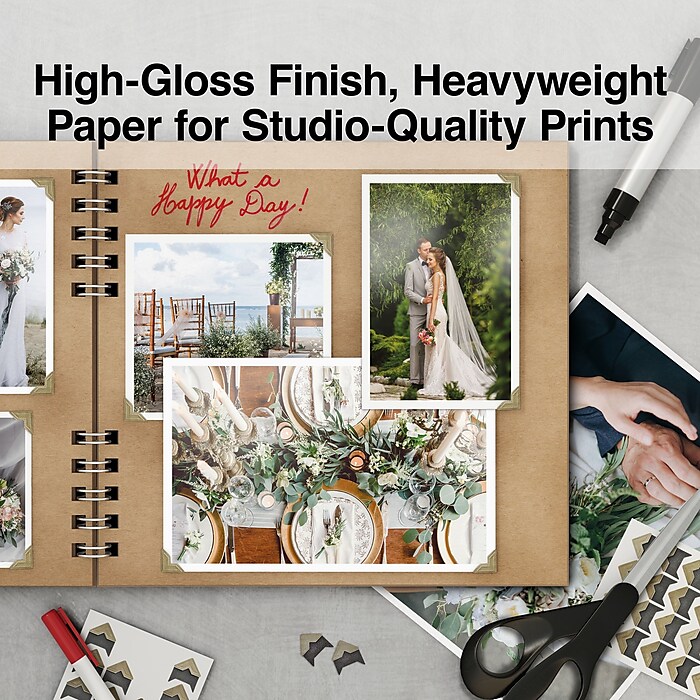 Staples Ultra Premium Glossy Photo Paper, 8.5