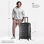 InUSA Endurance 29.33" Hardside Suitcase, 4-Wheeled Spinner, TSA Checkpoint Friendly, Black (IUEND00L-BLK)~#|#~BF15A412-15DB-4EE4-B03649A82D5A8FBF_sc7