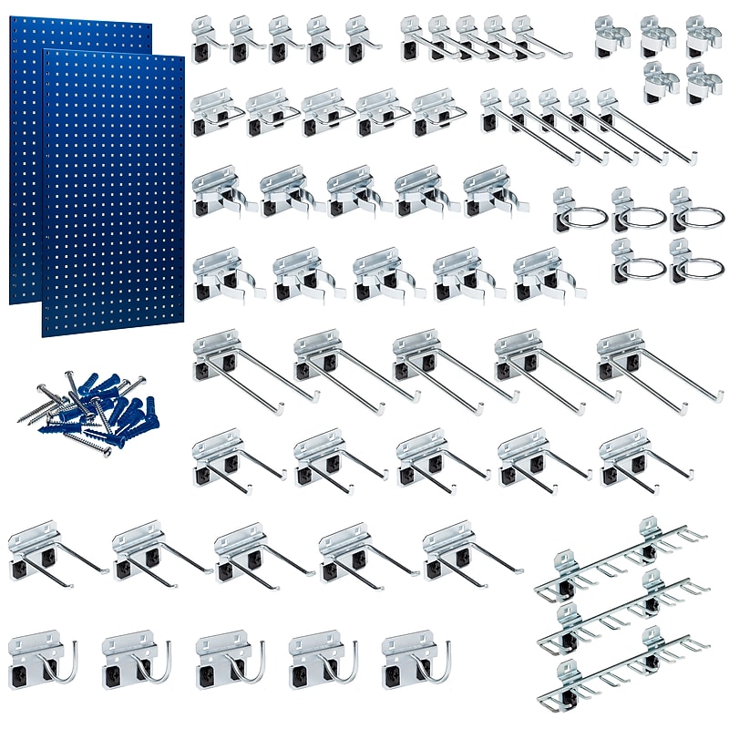 Triton Products LocBoard Pegboards with 63 pc. LocHook Assortment (LB2-BKit) image 1