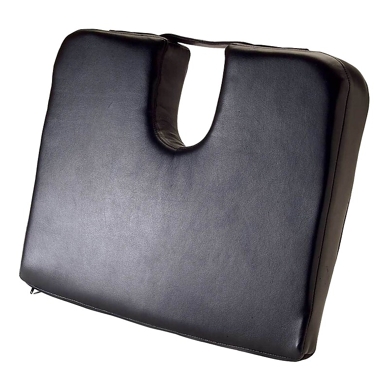 Relaxus Orthopedic Seat, Foam, Black (L1310) image 1