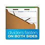 Pendaflex Pressboard Classification Folder, 2-Dividers, 2 1/2" Expansion, Letter Size, Dark Green, 10/Box (24133P)~#|#~BF1B84DE-0F7C-4FAC-9BAE4105E395A87F_sc7