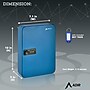 AdirOffice 48-Key Cabinet with Combination Lock and Key Tags, Blue (682-48-BLU-689-PKG)~#|#~BF1C8FB7-FCC2-4013-B3328421BCFEE347_sc7