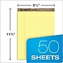 TOPS Second Nature Notepads, 8.5" x 11.75", Wide, Canary, 50 Sheets/Pad, 12 Pads/Pack (74890)~#|#~BF1DF973-D1DC-48C7-8413736ADA6DC50F_sc7