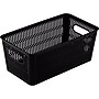 Simplify Slide to Stack Storage Tote, Plastic, Black, 2/Pack (25934-BLACK-ST)~#|#~BF1FF14D-2780-4F92-B5FA6FCA24873FF5_sc7