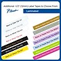 Brother P-touch TZe-335 Laminated Label Maker Tape, 1/2" x 26-2/10', White on Black (TZe-335)~#|#~BF2424E5-4602-4CF3-97A266B85C906962_sc7