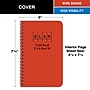 ELAN Field Surveying Computation Notebooks, 4.63" x 7.25", 100 Sheets, Orange (E64-8X4W ORG-6)~#|#~BF24513E-3491-4C2F-B965A13C941CB58D_sc7