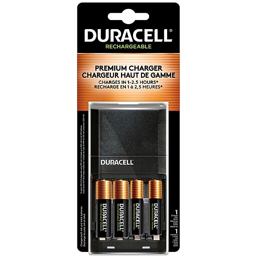 Duracell AAA/AA NiMH, rechargeable, Battery with Charger (CEF27) Staples