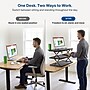 Uncaged Ergonomics Adjustable Standing Desk Converter with Keyboard Tray, Black (CDM)~#|#~BF2B9928-28AC-49BF-B9045C508D18A42F_sc7