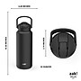 Zak! Liberty Stainless Steel Double Wall Insulated Tumbler, 32 oz., Ebony, (0015-X033)~#|#~BF3120EF-0CD3-4C11-BDD39A9EAE6CC93A_sc7