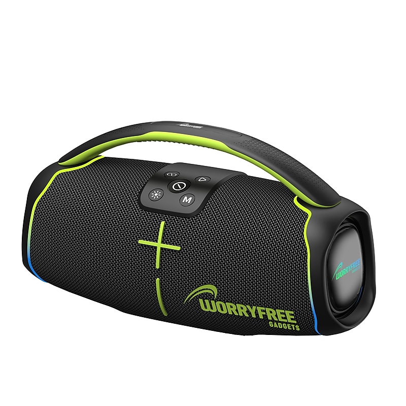 Worryfree Gadgets Wireless Bluetooth Party Speaker, Water Resistant, Black (WH61) image 1