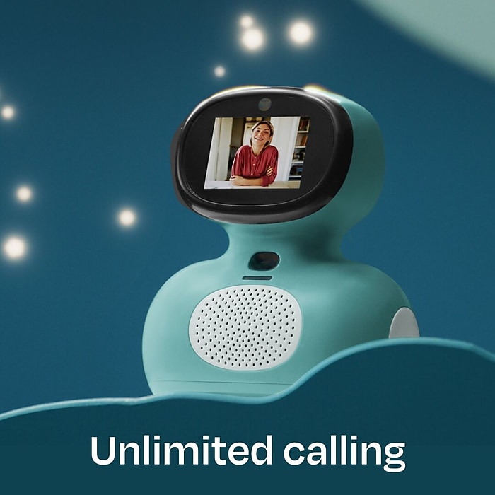 Miko Mini AI-Powered Smart Robot for Kids, Pixie Blue (EMK4B