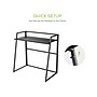Eureka Ergonomic 33"W Computer Desk, Black (CD002)~#|#~BF32F177-990D-4F5D-B151FC4C766DA8AF_sc7