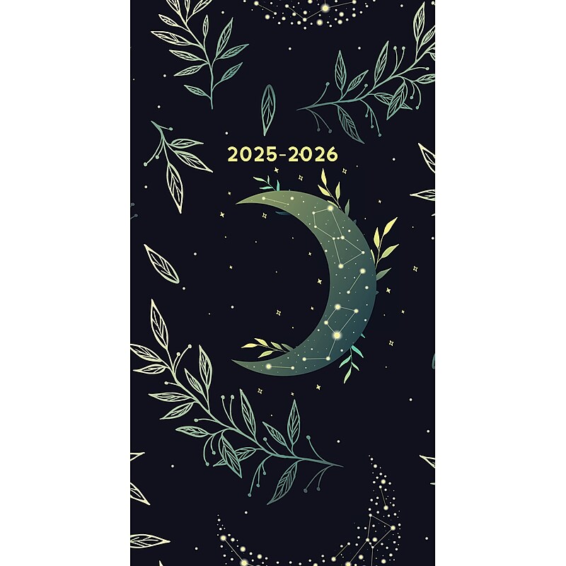 2025-2026 Willow Creek Moonlight Mystique 3.5" x 6.5" Monthly Planner (47040) image 1