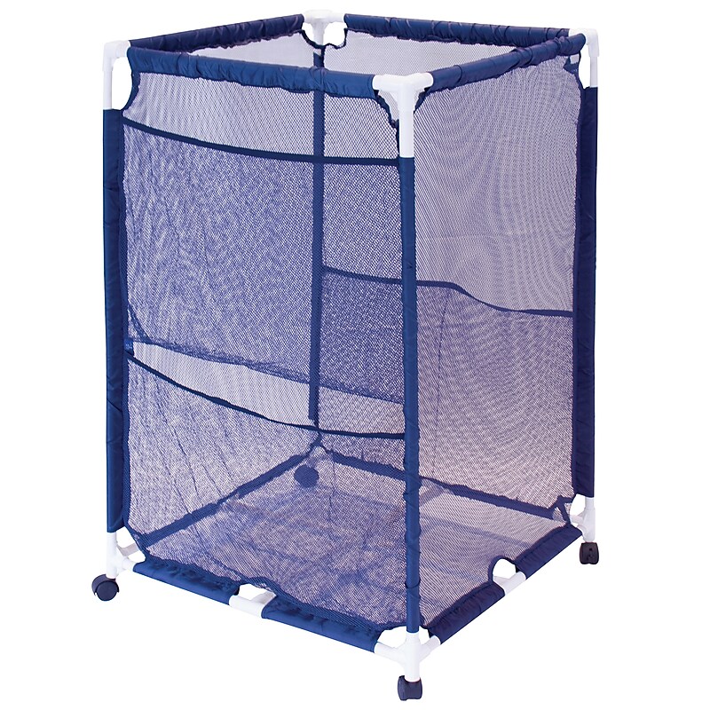 Pool Bins Pool Storage Mesh Rolling Organizer, 13.8-cu. ft., Blue (PBFT-1513) image 1