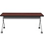 Safco Rumba Training Room Table, 24" x 72", Biltmore Cherry (RBA7224FLSLBMCH)~#|#~BF4059E5-99E8-4923-8E149B443B9F2346_sc7