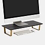Anji Mountain Mango Wood & Metal Monitor Stand, Up to 32" Monitor, Black and Gold (MS-BLK-06GLD)~#|#~BF43D987-FD79-45F3-BB53F8D6D4E970EA_sc7