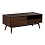 Adore Decor Brookline 47.25"W x 20"H Wood TV Stand Cabinet with 3 Drawers, Walnut Brown (FTVBROWLNR01)~#|#~BF484F24-730C-4772-8215452CF6F4BD52_sc7