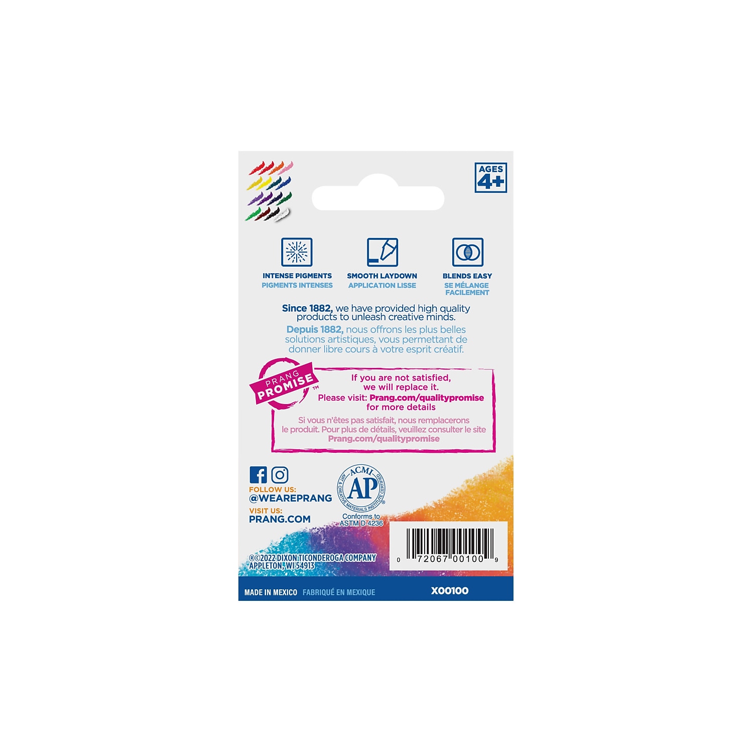 Crayones Prang hechos con soja 16 colores/caja 00100 - Imagen 2 de 6