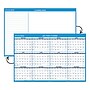 2027 AT-A-GLANCE 48" x 32" Yearly Wet-Erase Wall Calendar, Reversible, White/Blue (PM300-28-27)~#|#~BF4D5709-FE90-4BC4-ABBE233ADDDA2D4E_sc7