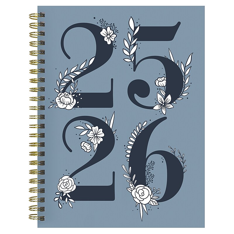 2025-2026 TF Publishing Simply French 6.5" x 8" Academic Year Weekly & Monthly Planner, Paperboard Cover (AY26-9214) image 1