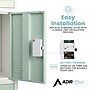 AdirOffice 72"H 4-Tier Red Storage Locker (ADI629-204-RED-DL)~#|#~BF5217F0-0093-463A-B53DB505077489B2_sc7