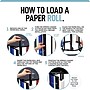 AdirKids 5 Roll Vertical Paper Roll Dispenser Wrapping Paper, 46" x 31.1" x 31.1", Black (ADIKI300-01-MK)~#|#~BF5373E0-7D3C-4599-A451122832BB020F_sc7