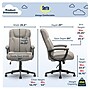 Serta Hannah II Fabric Executive Chair, Gray (43672D)~#|#~BF59E72F-E7D4-48D9-97A86B3818A257A0_sc7