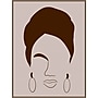 Amanti Art Woman with Headwrap by Carelle N'guessan. Framed Canvas Wall Art Print, 32" x 42" (A42678302870)~#|#~BF5A1E7D-490B-4A48-96F484E8E555150A_sc7
