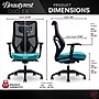 Beautyrest Duo-EX Ergonomic Mesh Swivel Computer Chair, Teal (60051-TEL)~#|#~BF5B46A9-BB82-415E-AEBA4963B9CBEAD4_sc7