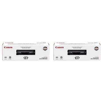 Cartucho de tóner compatible con Canon 137, (2) negro