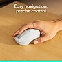 Logitech M196 Wireless Ambidextrous Optical Bluetooth & USB Mouse, Off-White (910-007457)~#|#~BF64FB0B-5C60-46AD-886C8A4646B991AE_sc7