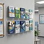 Azar 23.75" x 15.75" Brochure Holder, Vertical, Wall Mounted, Clear, Acrylic, 2/Pack (252069)~#|#~BF65900D-B228-4F84-976E3B59705619FB_sc7