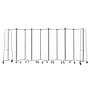 National Public Seating Robo Series 9-Panel Folding Mobile Room Divider, 72"H x 210"W, Clear Acrylic (RDG6-9CA)~#|#~BF748EED-4546-4330-BECDF3711D1F26D8_sc7