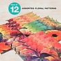 Global Printed Products Heavy Duty Hanging File Folder, 1" Expansion, Straight-Cut, Letter Size, Abstract Floral, 12/Pack~#|#~BF7552D4-77BE-477E-A61F2EFD86480AC6_sc7
