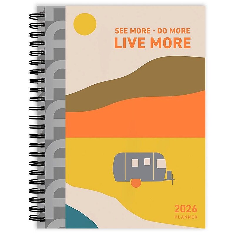 2026 TF Publishing Airstream 6.5" x 8" Weekly & Monthly, Paperboard Cover, Multicolored (26-9224) image 1