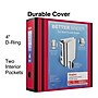 Staples Heavy Duty 4" 3-Ring Better Binder, D-Ring, Red (ST55815-CC)~#|#~BF7985AA-1CA9-4687-94A74AD085DE9BBF_sc7